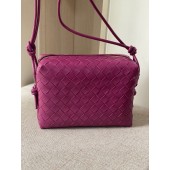 Bottega Veneta Small intrecciato leather cross-body bag 680255 CINNABAR BV1091Hk55