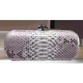 Bottega Veneta Snake Leather Knot Clutch 8651E BV1226tH43