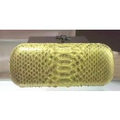 Bottega Veneta Snake Leather Knot Clutch 8651F BV621vK93