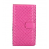 Cheap Bottega Veneta Intrecciato Nappa Continental Wallet BV182 Peach BV143ZZ98