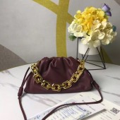 Designer Fake Bottega Veneta THE MINI CHAIN POUCH 620229 Burgundy BV276qx37