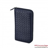 Imitation Bottega Veneta 114076 V001N 4014 Intrecciato Nappa Zip Around Wallet Tourmaline BV542uk46
