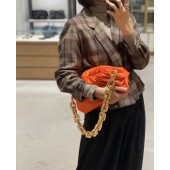 Imitation Bottega Veneta THE CHAIN POUCH 620230 ORANGE BV201uk46