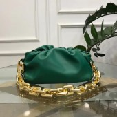 Knockoff Bottega Veneta THE CHAIN POUCH 620230 blackish green BV522FI62