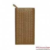 Replica Bottega Veneta 150509 V001N 2802 Intrecciato Nappa Continental Wallet Chene BV140HU34