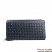Replica Bottega Veneta BV5017 Intrecciato Nappa Zip Around Wallet RoyalBlue BV895zr53