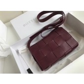Replica Bottega Veneta Sheepskin Weaving Original Leather 578004 Wine BV585it96