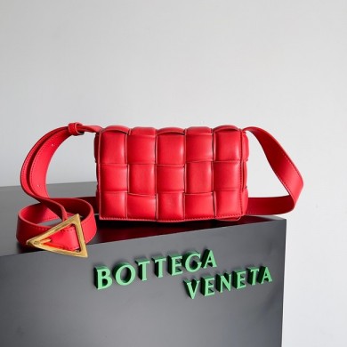 Bottega Veneta Small Padded Cassette 717506 red BV93eP76