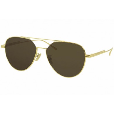 Replica BOTTEGA Veneta Aviator Sunglasses Bv1013sk 003 Gold 57mm 1013