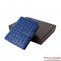 Imitation Top Bottega Veneta Intrecciato Nappa Flap French Wallet BV8048 RoyalBlue BV670tr16