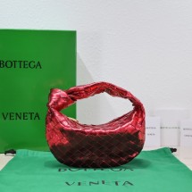 Fake Bottega Veneta Mini intrecciato leather top handle bag 651876 red BV379oA83
