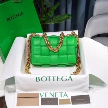 Fake Bottega Veneta THE CHAIN CASSETTE Expedited Delivery 631421 green BV198GR32