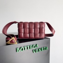 Bottega Veneta Small Padded Cassette 717506 Barolo BV759pP61