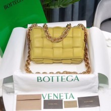 Copy Bottega Veneta THE CHAIN CASSETTE Expedited Delivery 631421 yellow BV782dK58