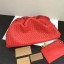AAA Bottega Veneta Weave Clutch bag 585853 red BV609lh85