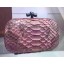 Fake Bottega Veneta Snake Leather Knot Clutch BV8653 Pink BV245zR45
