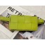 Replica Bottega Veneta CASSETTE Mini intreccio leather belt bag 651053 Lemon BV425Hd81