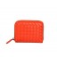 Replica Fashion Bottega Veneta Intrecciato Nappa Mini Wallet 5818 Orange BV240HM85