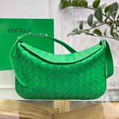 Bottega Veneta Intreccio leather shoulder bag 690226 Parakeet BV310vX33